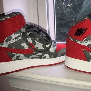 Red & Grey Jordan 1’s